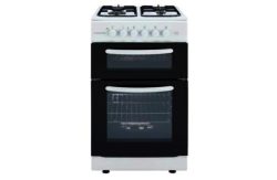 Cookworks CGT50W Twin Gas Cooker - White.